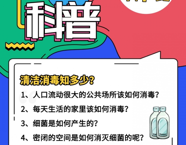 科普行、云上直播回顧|消毒清潔之行